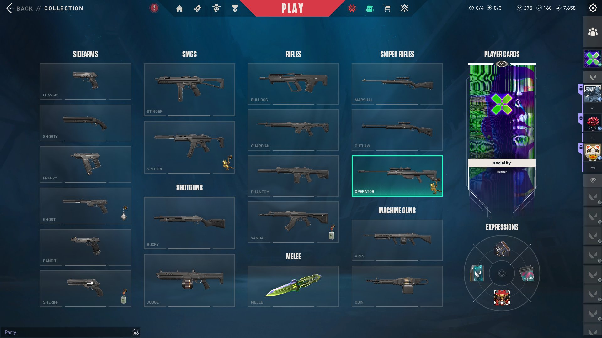 main account with knife skin, Sale, Gold 2, Agents: 20, Skins: 1