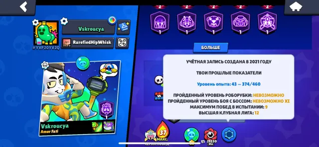 [OLDI] 104/104 FIGHTERS | 102,000 CUPIDS | 21 HYPERS | EXCLUSIVE ITEMS, trophies 102000, brawlers 104, primes 81