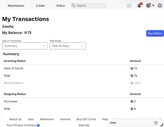 Instantly💎account with 2000 robux on balance💎 VOICE CHAT DOES NOT WORK IN RUSSIA, Sale, Voice chat: Available