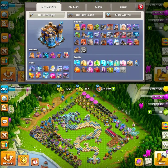🔥 TH18 COC ACCOUNT FOR SALE 🔥, 18 TH Родной Деревни
