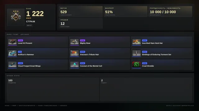 ✨Wächter 3 ≈ 1222 MMR✅10000 Anstand✅✨Skins✨⚔️12 Trophäen⚔️2010 Jahre Account⚔️Main Pool⚔️, Verkauf, 1222 MMR, 529 Anstand, 10000 Höflichkeit, 10000 Spiele, 539 Stunden