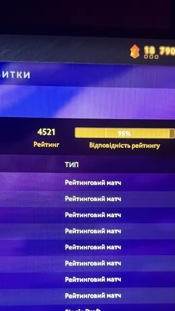 Личный аккаунт 4520 ПТС, 3 катки лп, мейн пул, Продажа, 4521 MMR, 5097 порядочности, 5097 вежливости, 800 матчей, 540 часов