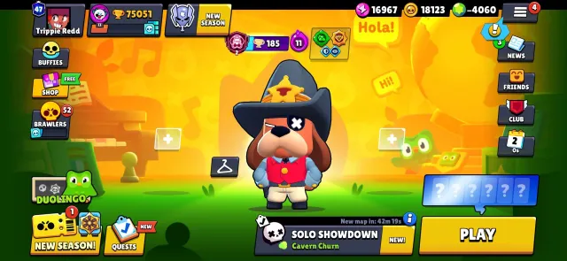 ⚡️75051 CUPS⚡️47 PRIMES, 43 CHARACTERS - 11 POWER⚡️, 70000 cups, 105 brawlers, 47 primes