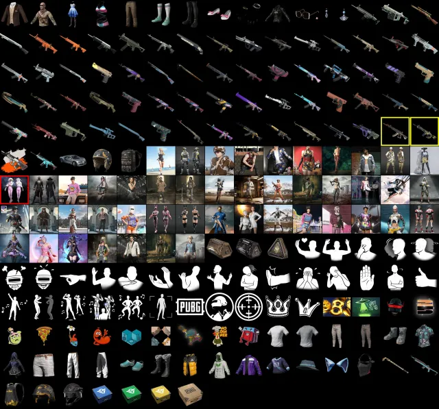 👾AUG NEON DREAM+ХРОМА (White Orange)👿Demon's Touch - ACE32👿🅱BUGGATI Chiron🅱🕓Time Keeper - M416🕓, Нет BATTLEGROUNDS Plus