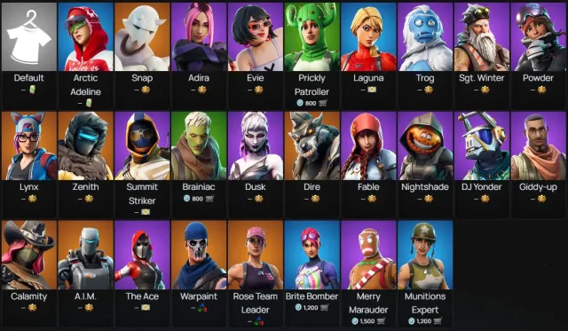 ⚡ OLD PVE/PVE ⚡ Neon lynx ⚡ Take the eLf ⚡ sec*i-shmexy ⚡100 vb ⚡, Sale, skins 28
