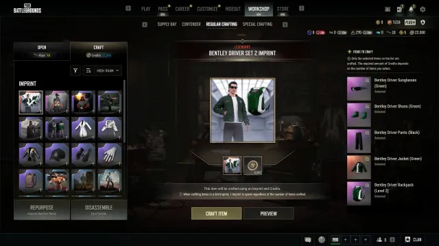 ✅⭐BENTLEY DRIVER SET 2 ✅🦩 BLUE FLAMINGO FLING ✅⭐10 SCHEMATICS ✅ 【PUBG STEAM FULL ACCESS】, Нет BATTLEGROUNDS Plus