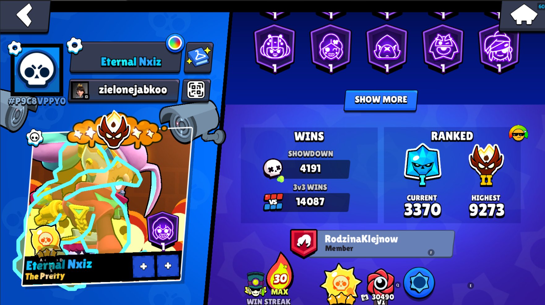 Account Master 2, trophies 72776, brawlers 104