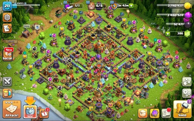 16 TH | 211 LVL | 95/94/67/70/45/1 | фулл экипа, 16 TH Родной Деревни, 10 TH Строителя