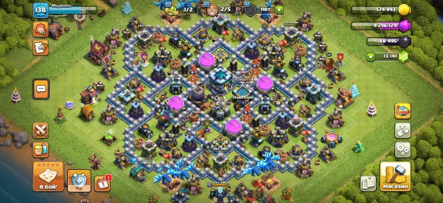 【13 TH】 🔵138 LVL 🔱FULL TH🔱 【💎13 141 GEMS💎】 💎 5 BUILDERS💎 ✅, 13 TH Home Village, 6 TH Builder
