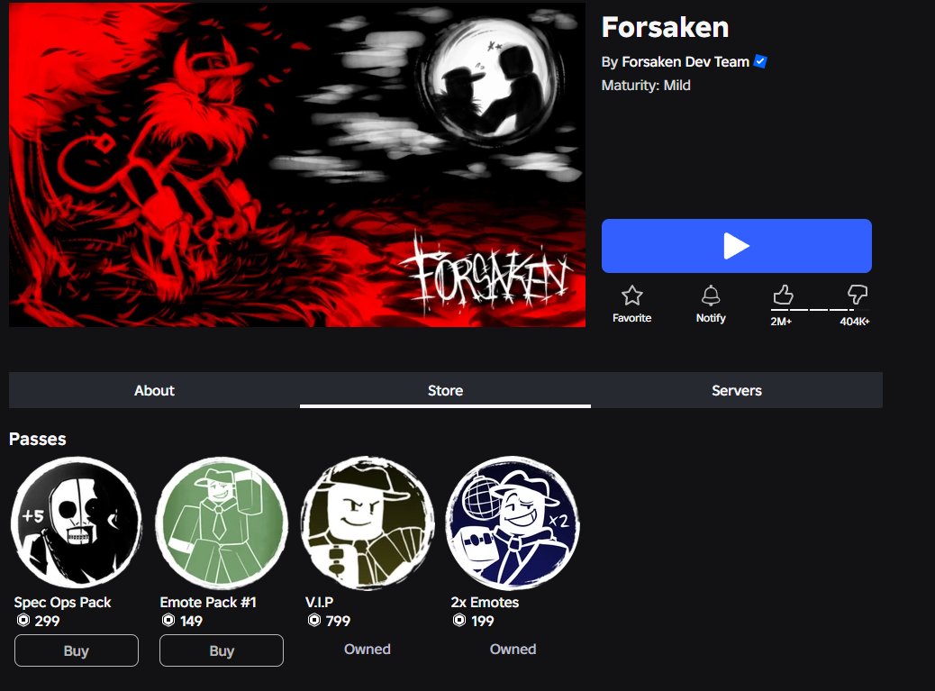 👑Total 5k, there are many things, PUMPED FORSAKEN👑, Sale, Voice chat: No
