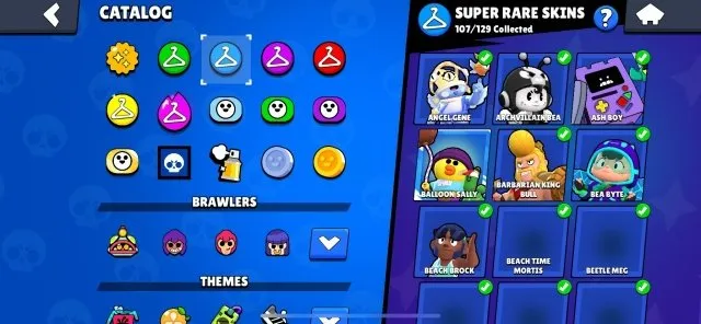 🏆PERSONAL 19 YEAR🏆 |👹MANY TOP SKINS 👹|【⭐35-𝟭𝟭 FORCE⭐】👤104/𝟭𝟬4👤 (READ THE DETAIL DESCRIPTION), trophies 77300, brawlers 104, primes 50