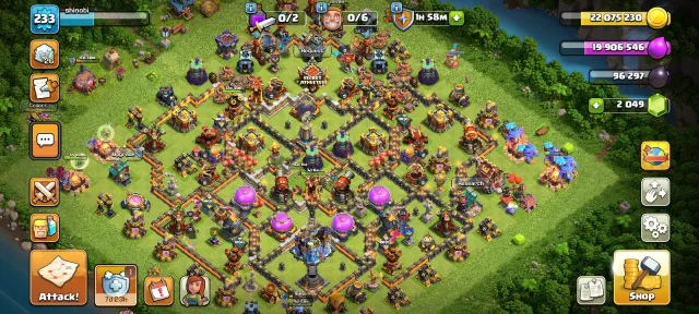 🔥 TH18 | Level 234 | Almost Max | 1500 Gems | Best Price| Instant Delivery, 18 TH Родной Деревни, 10 TH Строителя