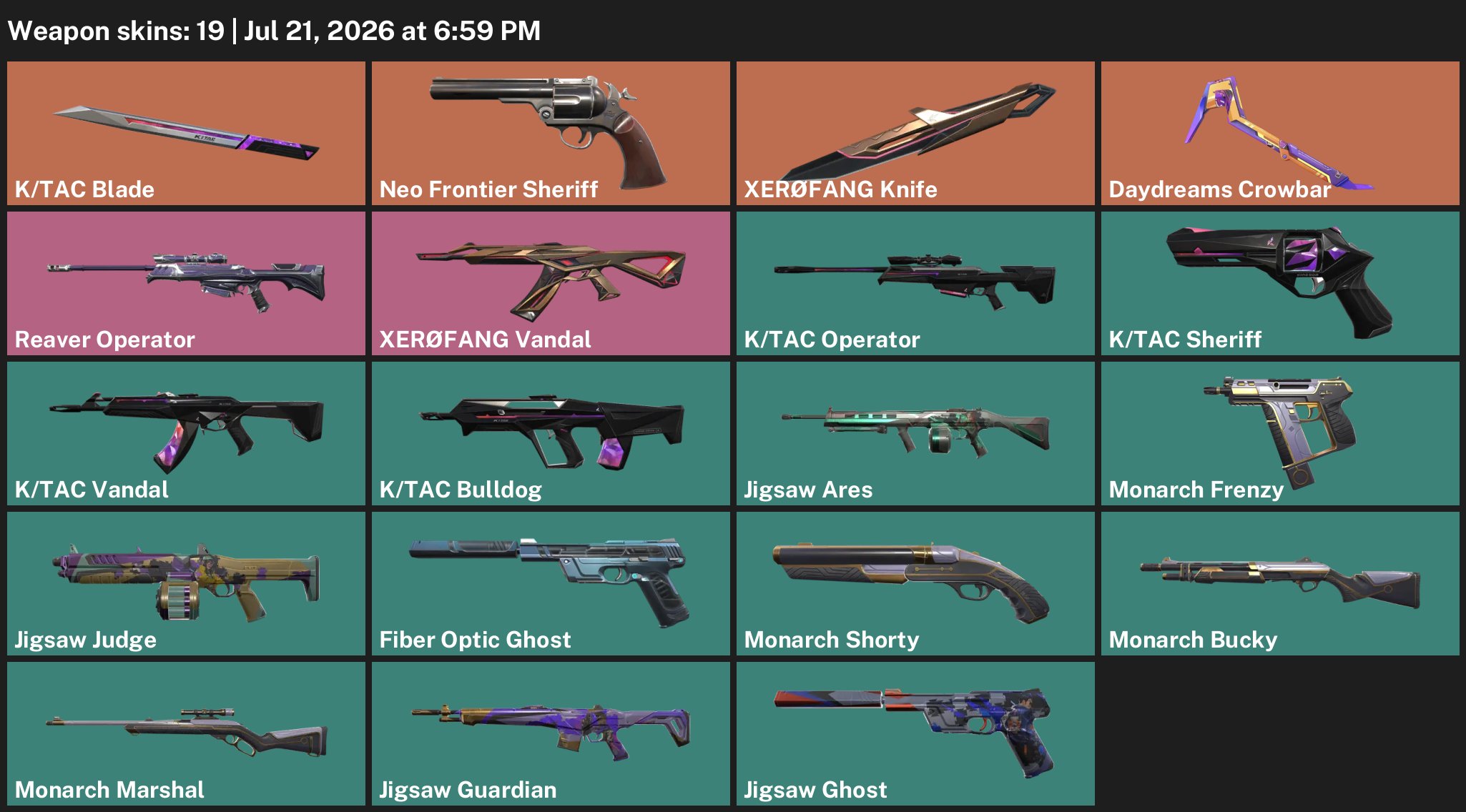 19 Skins | 3 knives | ~11825 VP inventory | 1044 VP | 35 RP | 55 lvl | Inventory value: ~ 11,825 VP, Sale, Gold 2, Agents: 13, Skins: 19