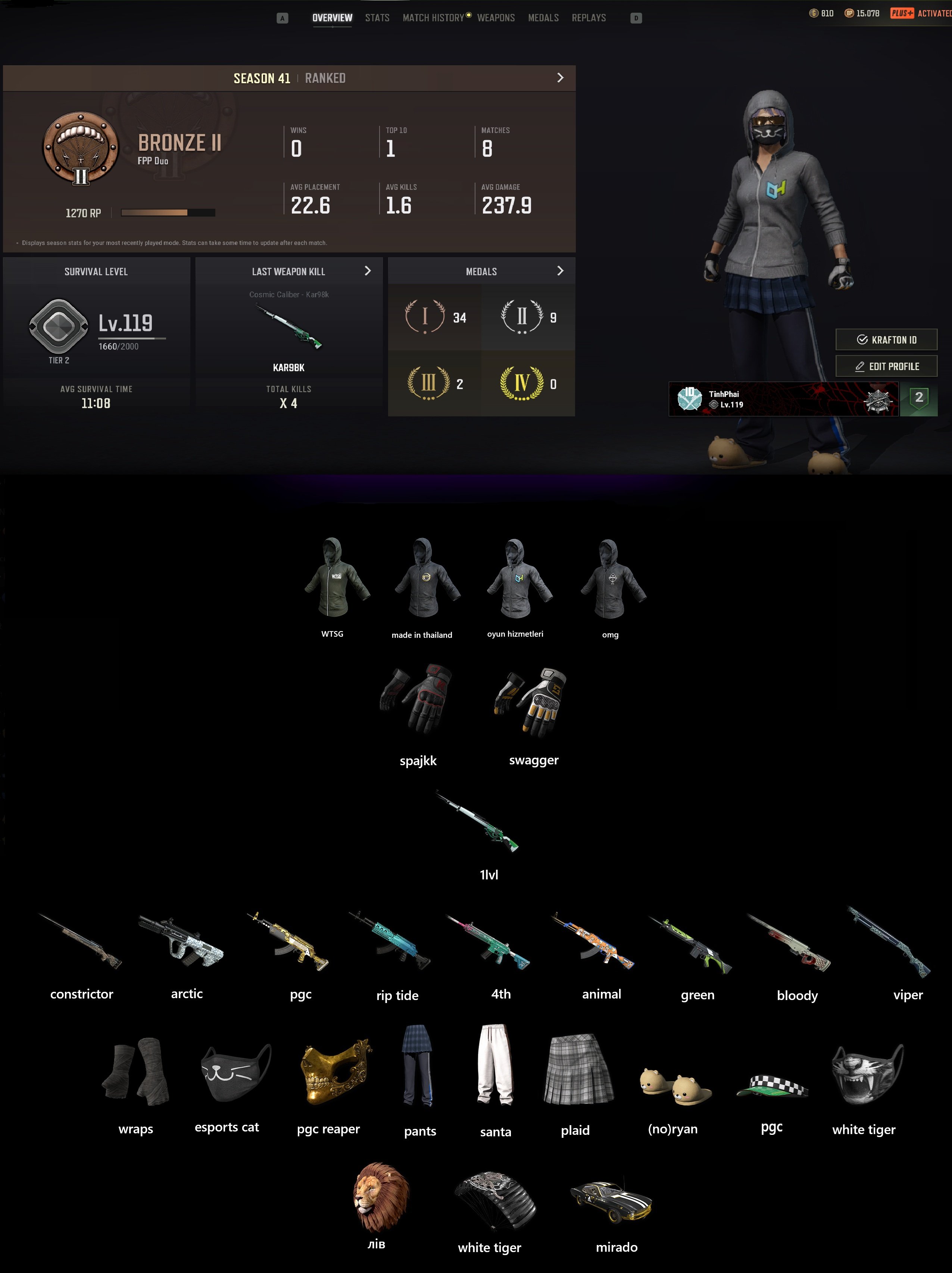 〽️ Swagger | 💢 SpajKK | 🐢WTSG hoodie | 🕷️ OMG hoodie | 🌎MITh hoodie |  Oyun hoodie | 💫 2200 G-Coins, Yes BATTLEGROUNDS Plus