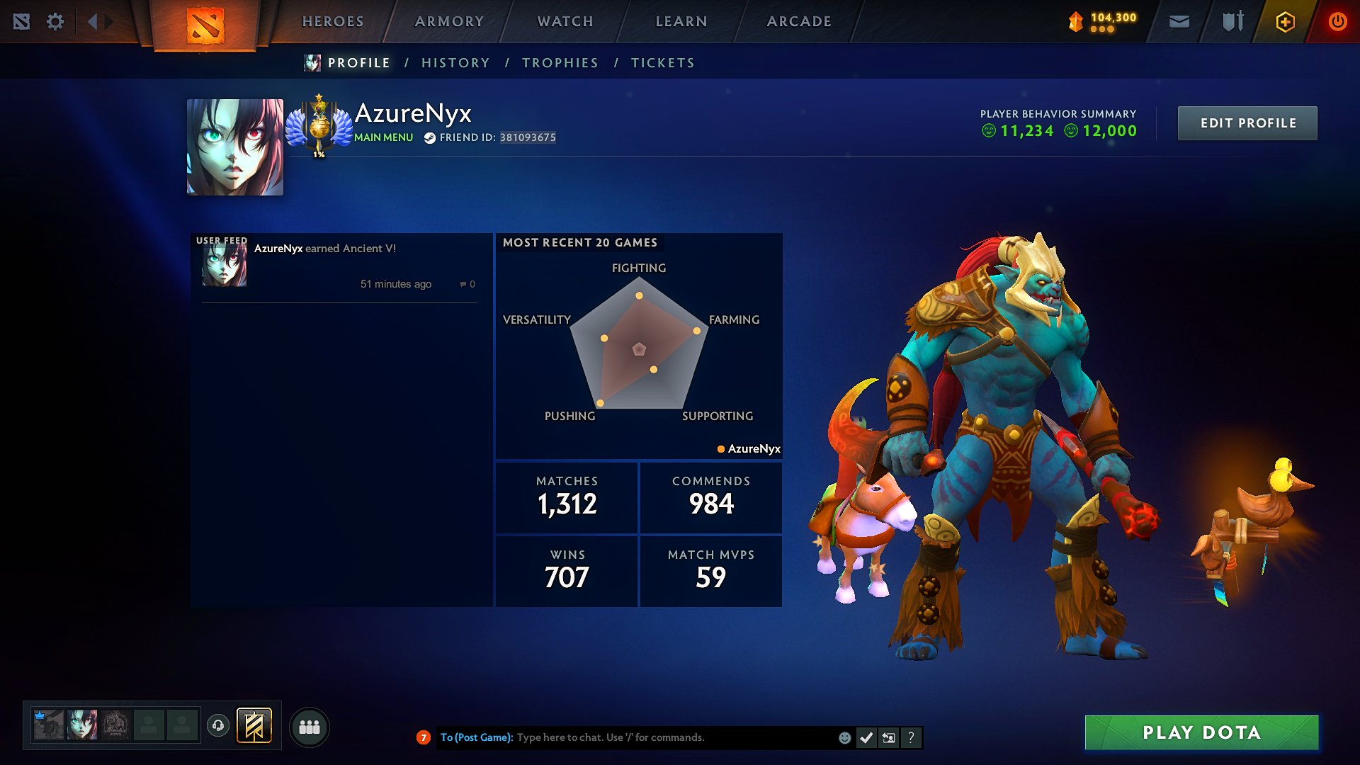 🧡16 DOUBLEDOWN🧡DIVINE 1🧡 MAINPOOL 🧡 4622 MMR 🧡12000 BHV🧡, Sale, 4622 MMR, 12000 Behavior score, 12000 вежливости, 1300 games, 1280 hours