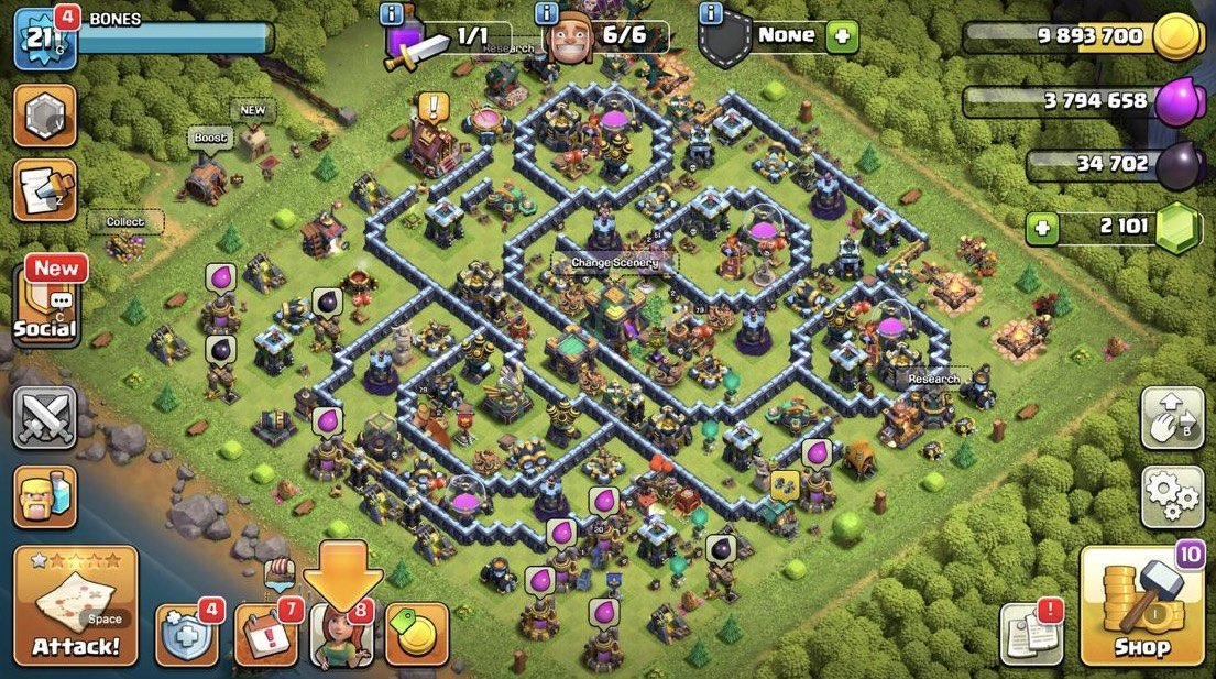 💫 MAX 95% TH 14 💫 HEROES: [79/79/47/51/30] 🔥, 14 TH Main Village, 9 TH Builder