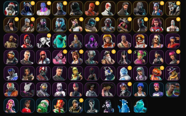 FORTNITE ACCOUNT 75 SKINS TAKE THE L 100 V BUCKS RONIN + THE REAPER, Sale, skins 75