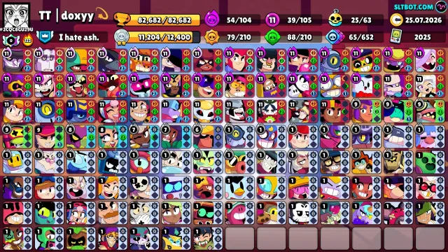 🔥 Insane account with 3 Prime Seasons 2025, lots of paid content, and much more! Price is negotiable, trophies 82682, brawlers 105, primes 58
