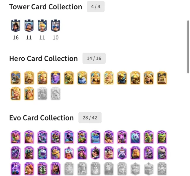 #CR674 ❤️LV1839 WITH 14 HERO, 28 EVO| CYCLE DECK | 8K3 GEM, 17 SKIN | 25 LV16❤️, 30 арена, 1839 уровень, 13000 кубков, 120 карт, 22 лег, Есть