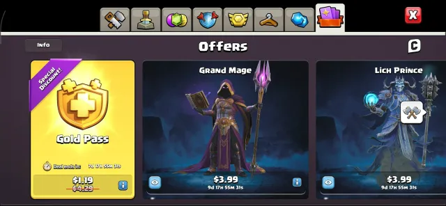 Th18/259xp➤6 heros max/wall max➤7 epic max➤Almost 5k War star➤10 Equipment almost max, 18 TH Родной Деревни, 10 TH Строителя