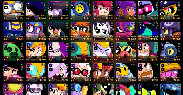 ⎛⎝ 103K ⎠⎞ 💎 80x11 POWER🌸💎299,059 GEMS💎17.9k+ WINS IN 3V3🌸 AMBER FROM VOID + MECHA SKINS 💎AUTOMATIC DELIVERY💎🌸, 103329 trophies, 106 brawlers, 79 primes