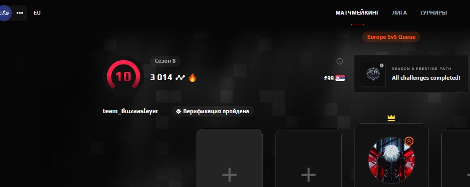 Verified, 512 matches, perfect for a main account, 20+ games., Sale, Empty, Yes PRIME, FACEIT, 3014 ELO, With registration: Yes
