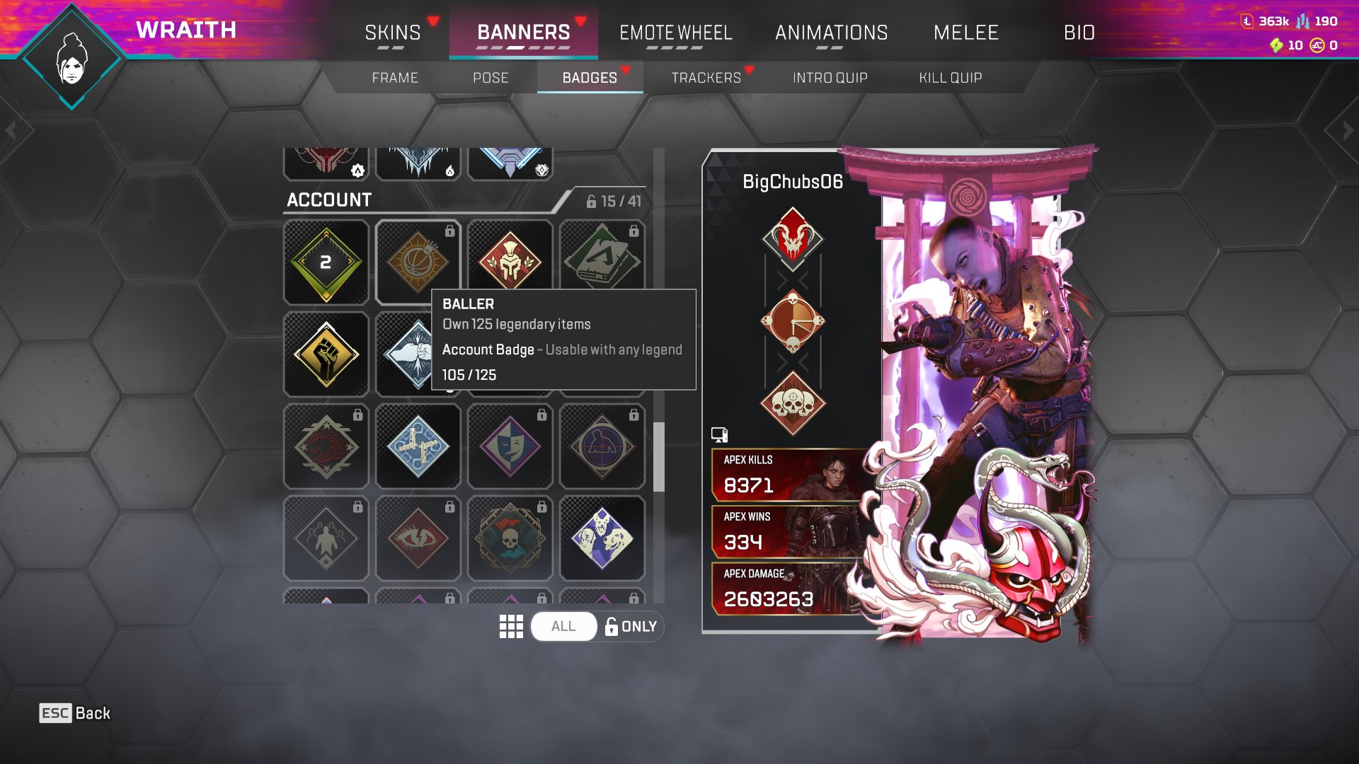 🍀 【 APEX Level 502 】105 Legendary Skins 🍀 EA App + Steam 🍀 Ranked Unlocked ♦️ Full Access 🔑, Rookie, 502 level, Relic: No