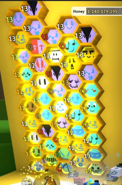 💠BLUE HIVE💠 | 💠47 bees💠 | ⚡12-13 LVL | 🏷️1.1T total | Diamond Mask + 35/40 SSA, Accounts