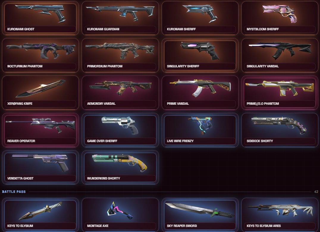 XEROFANG CUT + SINGULARITY VANDAL + AEMONDIR VANDAL + SINGU AND KURONAMI SHERIFF + MORE, Sale, Gold 2, Agents: 29, Skins: 53