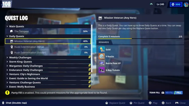 Founder STW • V-Bucks Daily Quests • PL108 • 40 Skins • Full Storage • 130–144 Traps, Продажа, скины 40