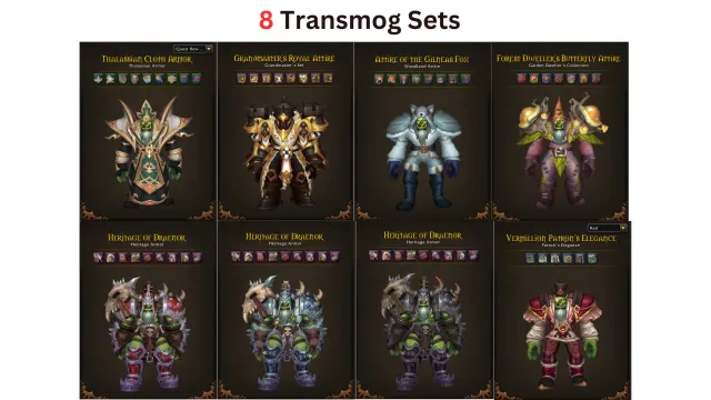 Battle.net WoW Account | Midnight Base Edition | Warlock 90 + DH 87 Many Mounts & Transmogs, 90 level, Orc, Warlock