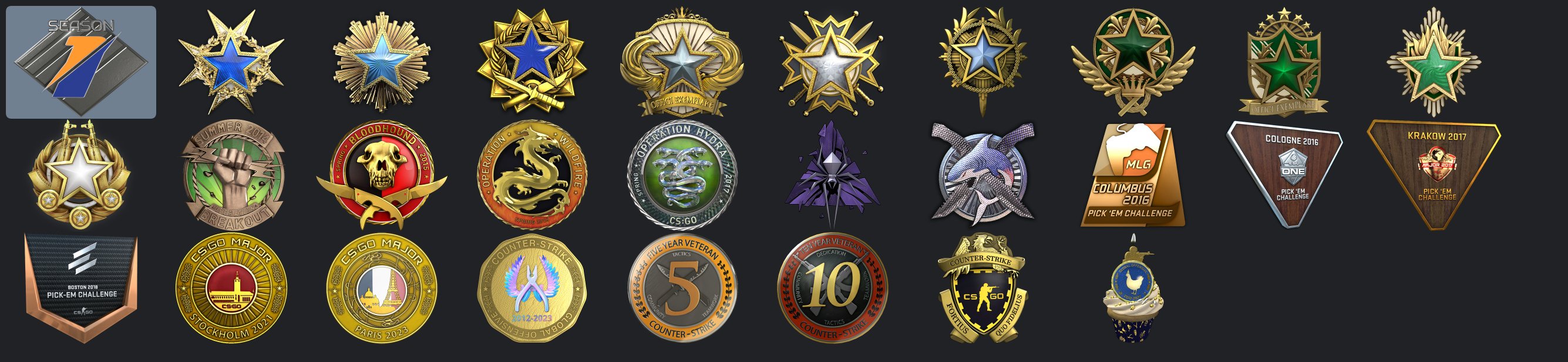 💖33 LVL STEAM💖28 CS2 MEDALS💖FACEIT💖💎DESCRIPTION💎, Sale, Available, Yes PRIME