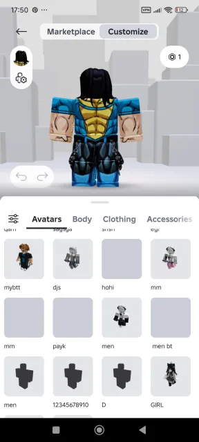 Very cheap Roblox account with a huge donation of 50k and a lot of games, Sale, Voice chat: Yes
