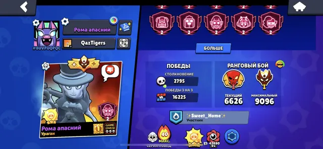 🔥TOP ACCOUNT 84.6k+ CUPS | 106/106 BRAWLERS | MASTER 🔥