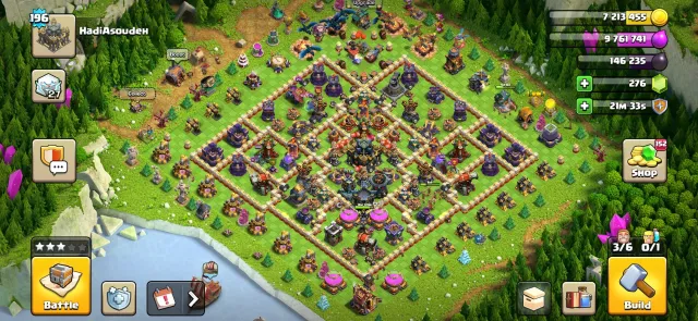 Top account TH17 with top gear and upgrades, 17 TH Home Village, 10 TH Builder