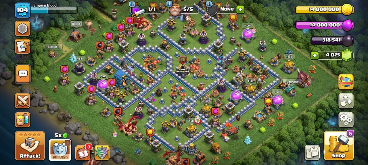 🏆 TH12 FULL MAXED – NOTHING LEFT TO UP 🏆 8X EQUIPMENT 🏆 4025 GEMS 🏆 590 CWL MEDALS 🏆 65-65-40-40, 12 TH Main Village