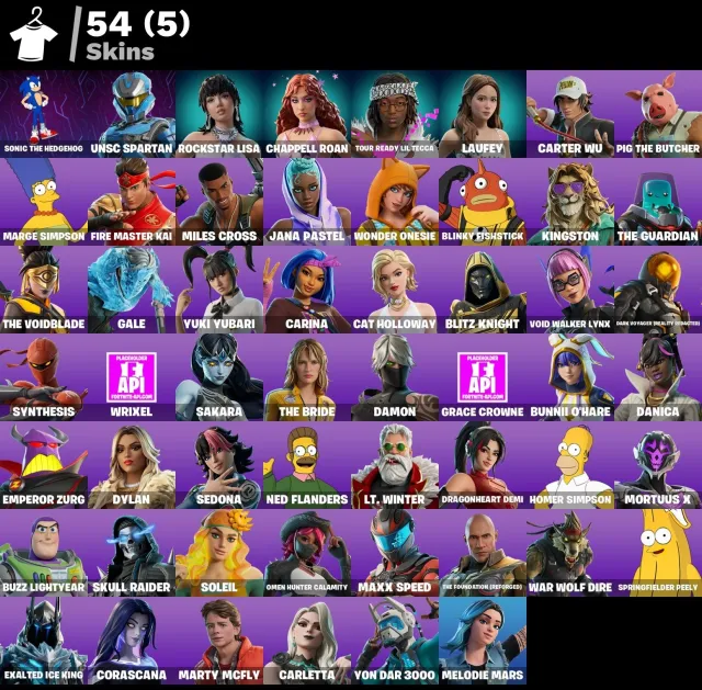 🔥54 SKINS + 250 VB💰SONIC 💙+ UNSC SPARTAN🛡️+ ROCKSTAR LISA🎤+LIL TECCA🎵+ MEHR +PC/PS/XBOX🎮VOLLER ZUGANG, Verkauf, Skins 54