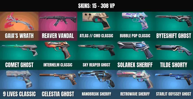 Platinum 1 💠 15 skins 💠 1 KNIFE💠Earth's Fury💠Butterfly Reaper💠Sheriff "Solarax"💠Ghost "Cyber Serpent"💠Bubble, Sale, Platinum 1, Agents: 24, Skins: 15
