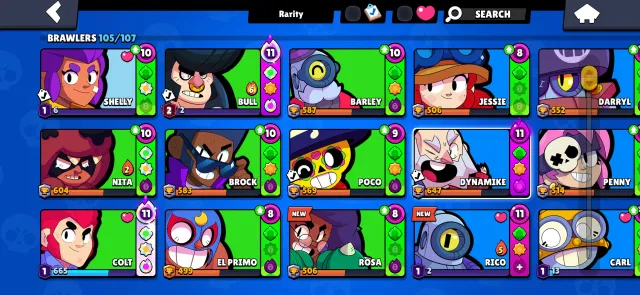 ☄️☄️☄️Brawl Stars account☄️☄️☄️, 48838 trophies, 105 brawlers, 20 primes