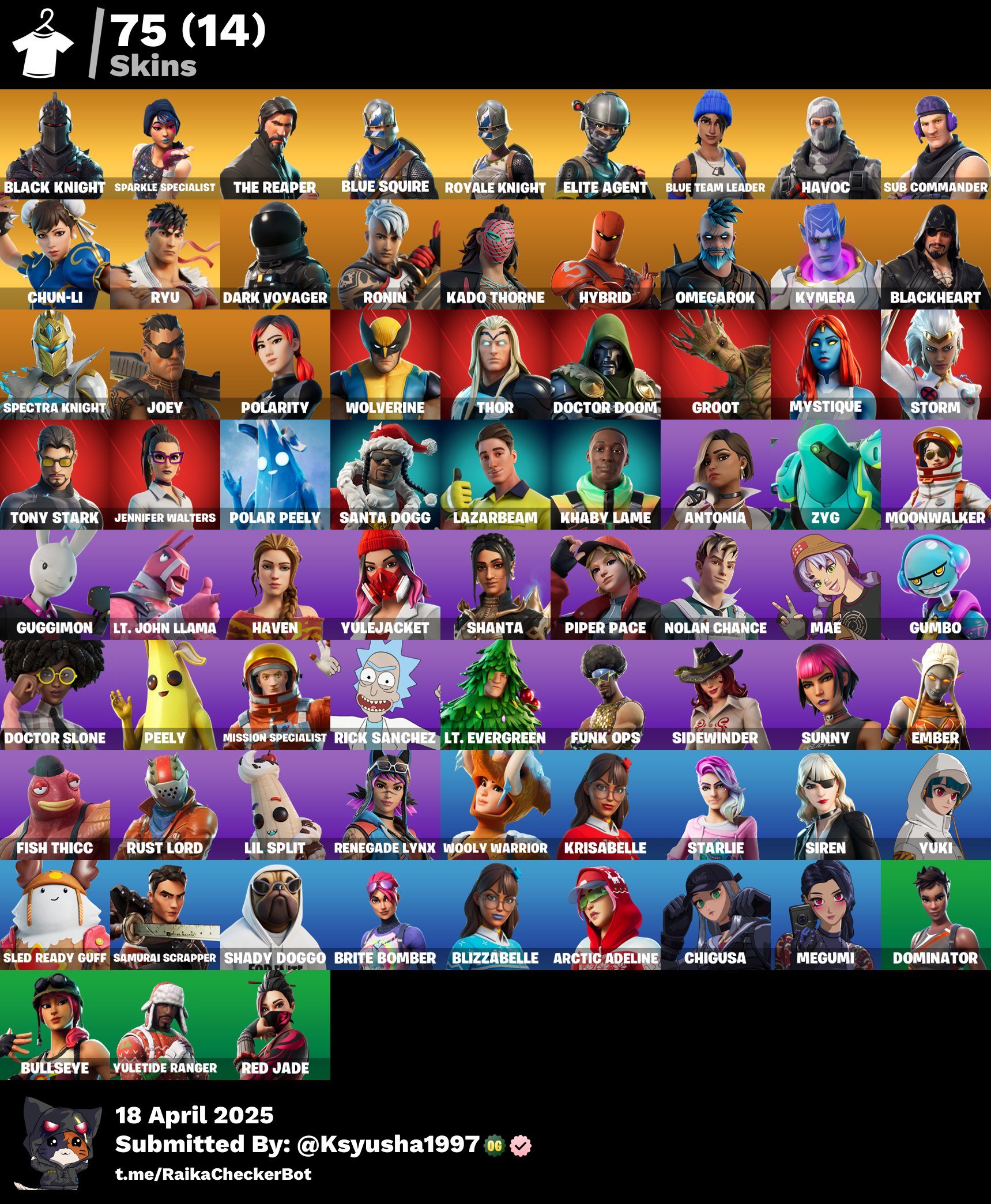 [PC/NS/PSN] 91 SKINS | Black Knight | Sparkle Specialist | Royale Knight | Blue Squire, Sale, skins 91