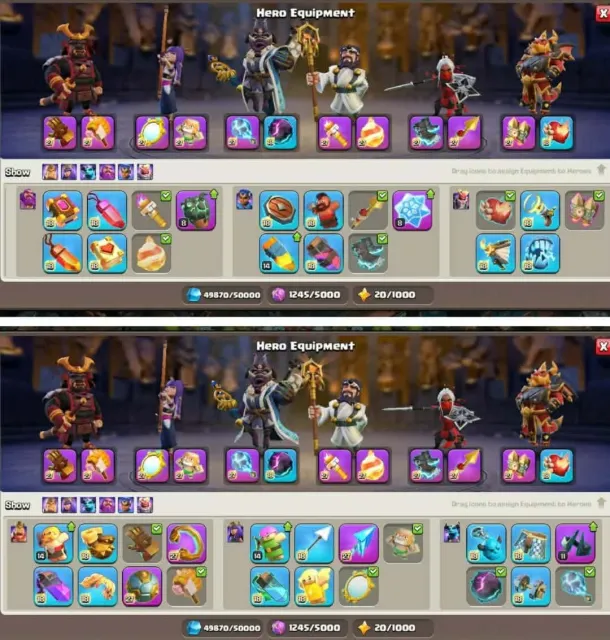 Th 18🌈Legend 3🌈13 epic max🌈6 hero max🌈Samurai Set🌈best equipment➤, 18 TH Main Village, 10 TH Builder