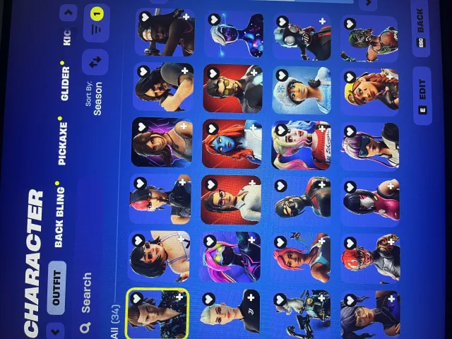 Good account, Sale, skins 168