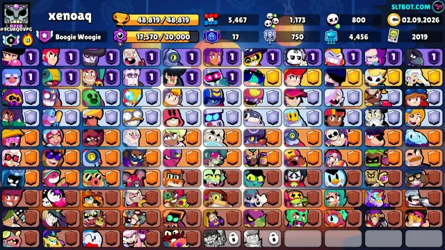 ( =^ᴥ^= ) 48.8K CUPS 🔥 104 BRAWLERS 🏅 17 PRIMES 💎 400+ SKINS | OLD BP | 2019 🚀 TOP ACCOUNT ✉️, 48819 cups, 104 brawlers, 17 primes