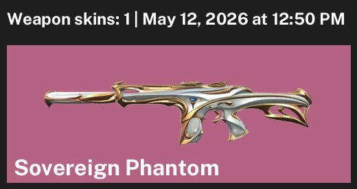 The Phantom The Monarch, Sale, Ranked locked, Agents: 7, Skins: 1