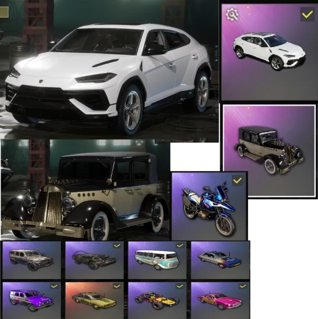 ▀▄▀▄🔥[ПОД ОСНОВУ]🔥Lamborghini URUS🔥1278+ LVL🔥Beryl: Azure Dragon 5 LVL🔥[4x PROGRESSIVE]🔥▀▄▀▄, Есть BATTLEGROUNDS Plus