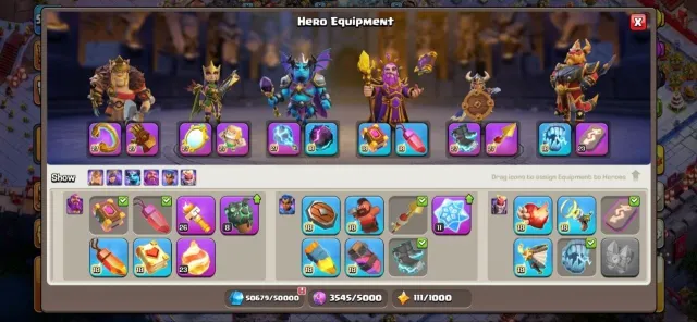 🔥 Rarest 500 XP TH18 | 👑 Fully Maxed | 🏆 Legend League | 🗿 Best Statues & Decorations, 18 TH Родной Деревни, 10 TH Строителя