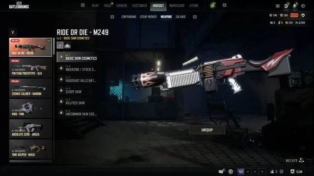 🔥PROGRESSIVE🔥 💎500 LVL+172 LVL TIER 2💎 🟥🟧🟨🟩🟦🟪 👑 PREMIUM ACCOUNT 👑 🟪🟦🟩🟨🟧🟥 🌈 🔥RIDE OR DIE M249🔥, Yes BATTLEGROUNDS Plus