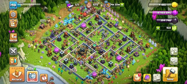 TH 17 Max~Heros-61/70/52/32~8× Hero Skin~2016 Old Rare Tree ~All Equipment~Connect To Buyer Mail, 17 TH Родной Деревни, 9 TH Строителя