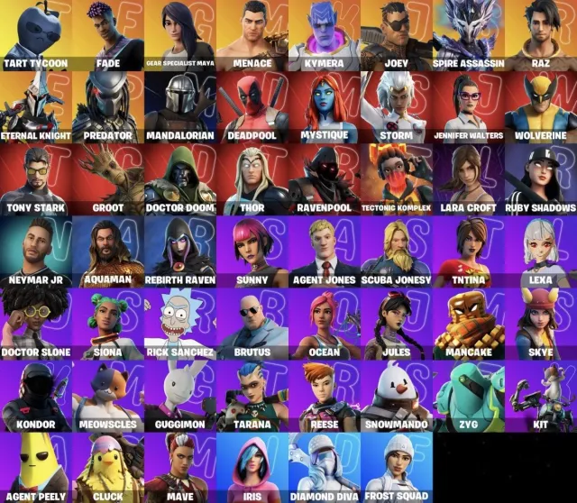 🟧 [OLD ACCOUNT] Deadpool / Iris / Huge Otlega / With Mail, Sale, skins 54