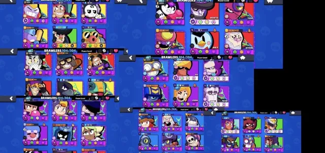 Personal account, Witch Shelly, Hyperion Colt, Calavera Piper, and other skins, trophies 63011, brawlers 104, primes 33